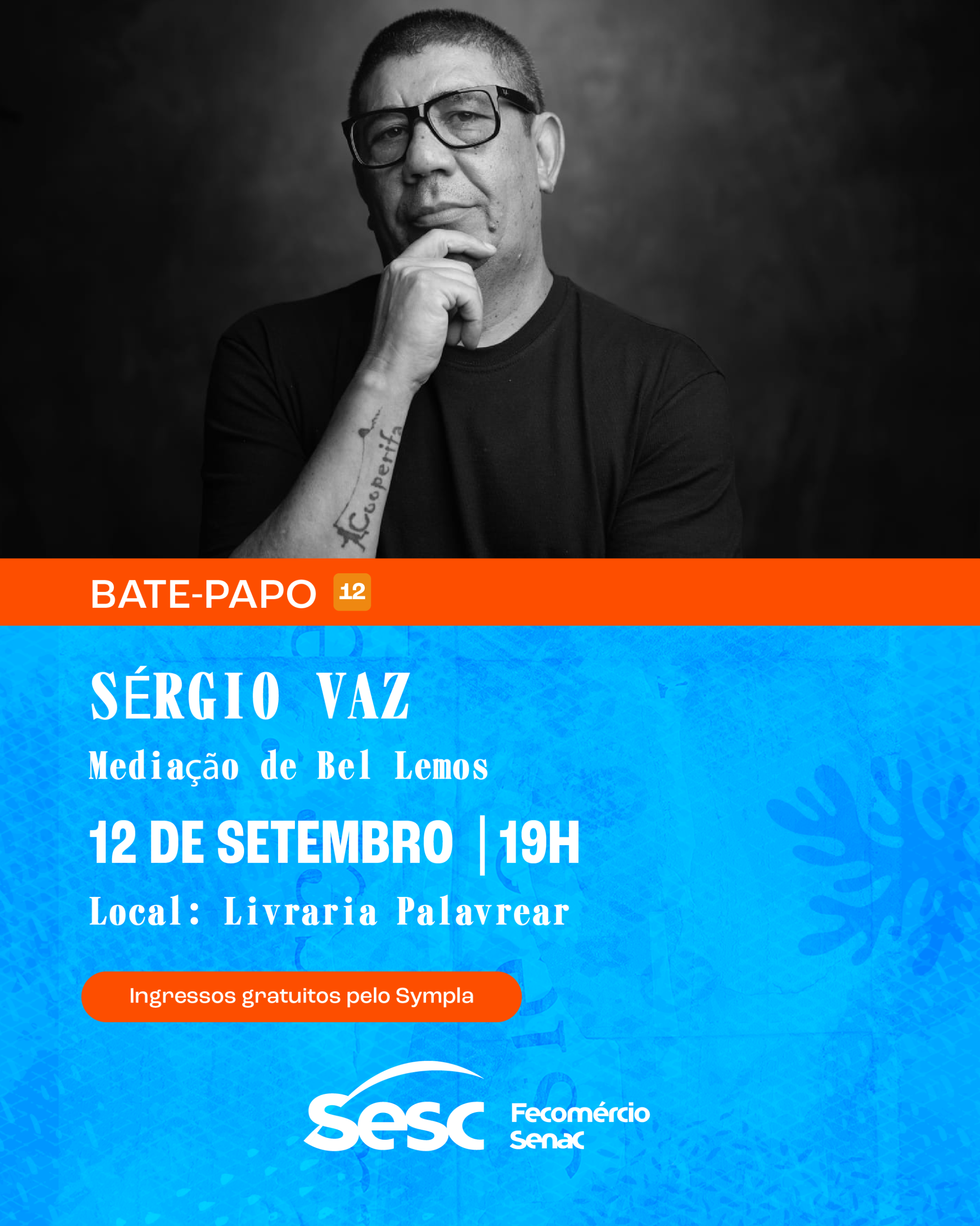 Bate-papo com Sérgio Vaz – Circuito Literário