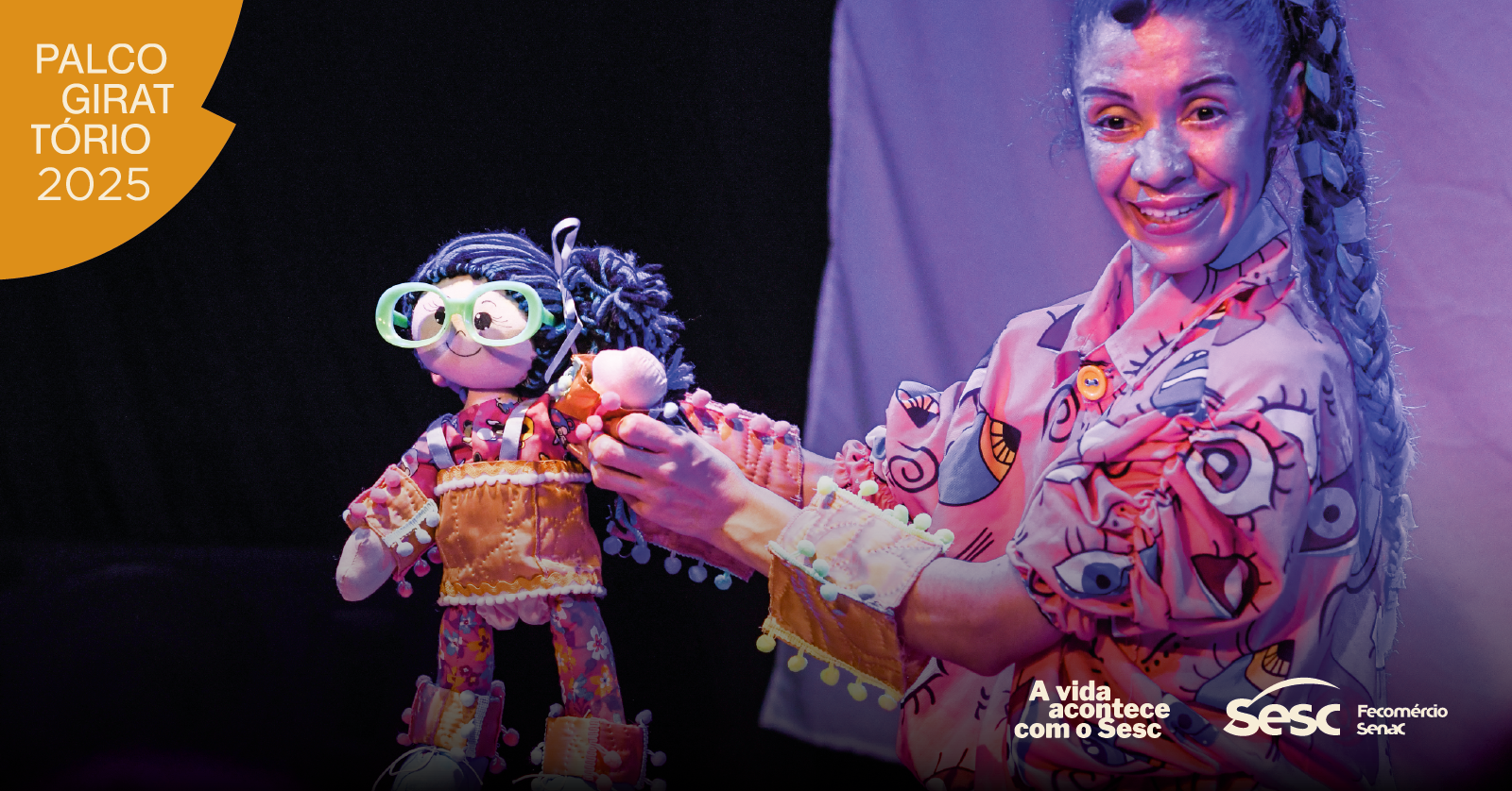 Palco Giratório – Espetáculo Caixa Mundo Eu