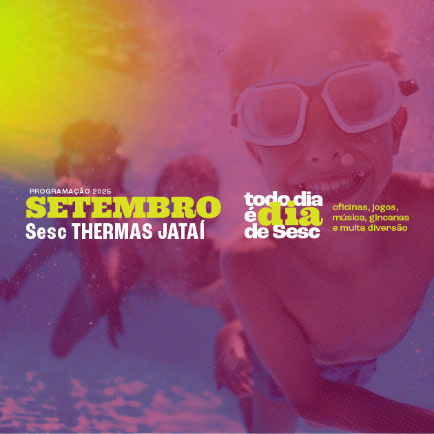 Programação recreativa Sesc Thermas Jataí – setembro