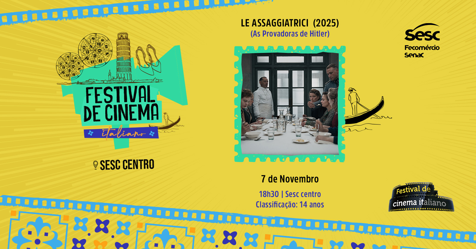 Sesc Goiás apresenta 20º Festival de Cinema Italiano no Brasil