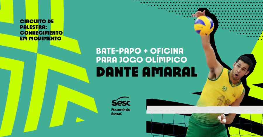 Dante Amaral ministra palestra sobre esporte e cidadania no Sesc Campinas