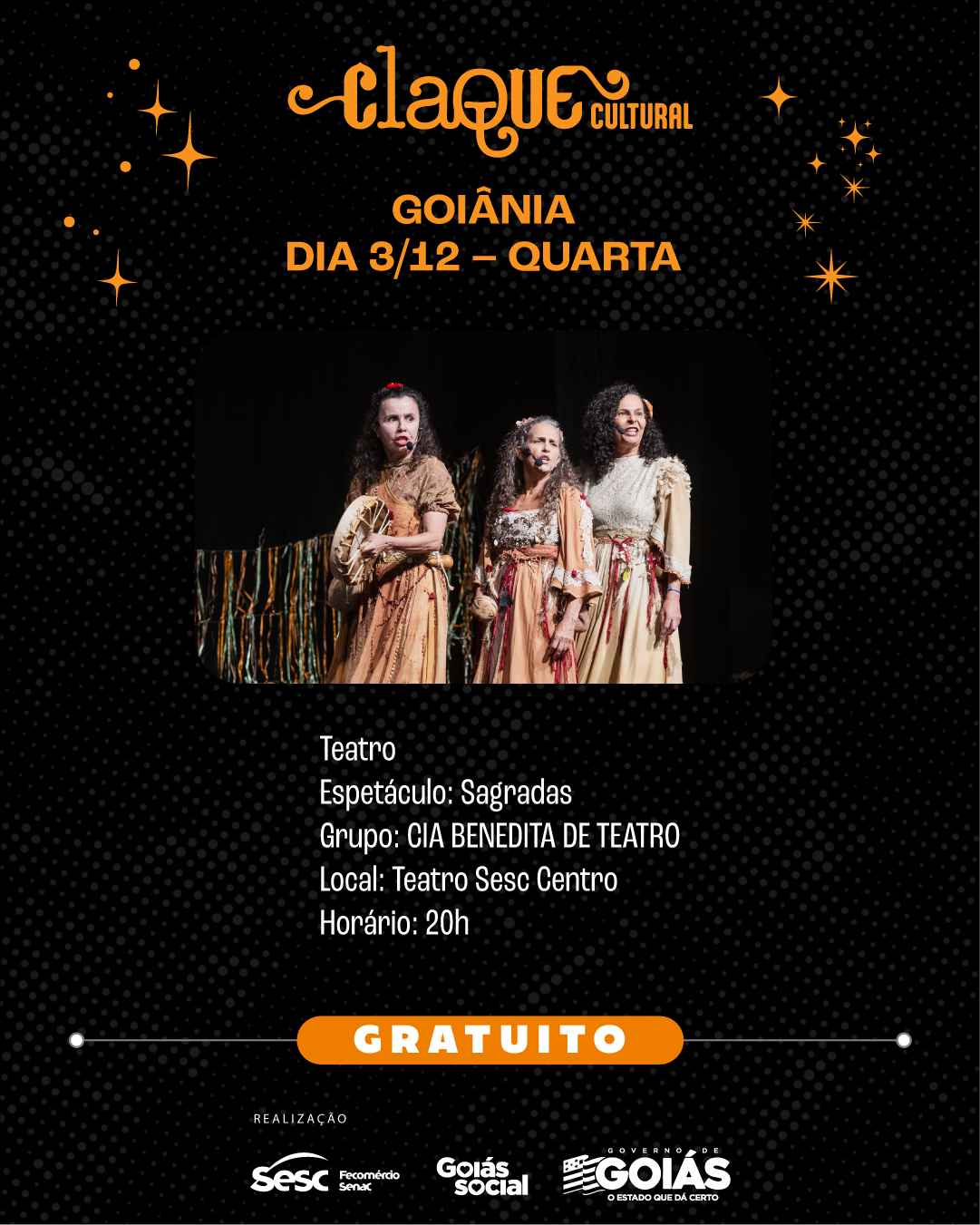 Espetáculo – Sagradas