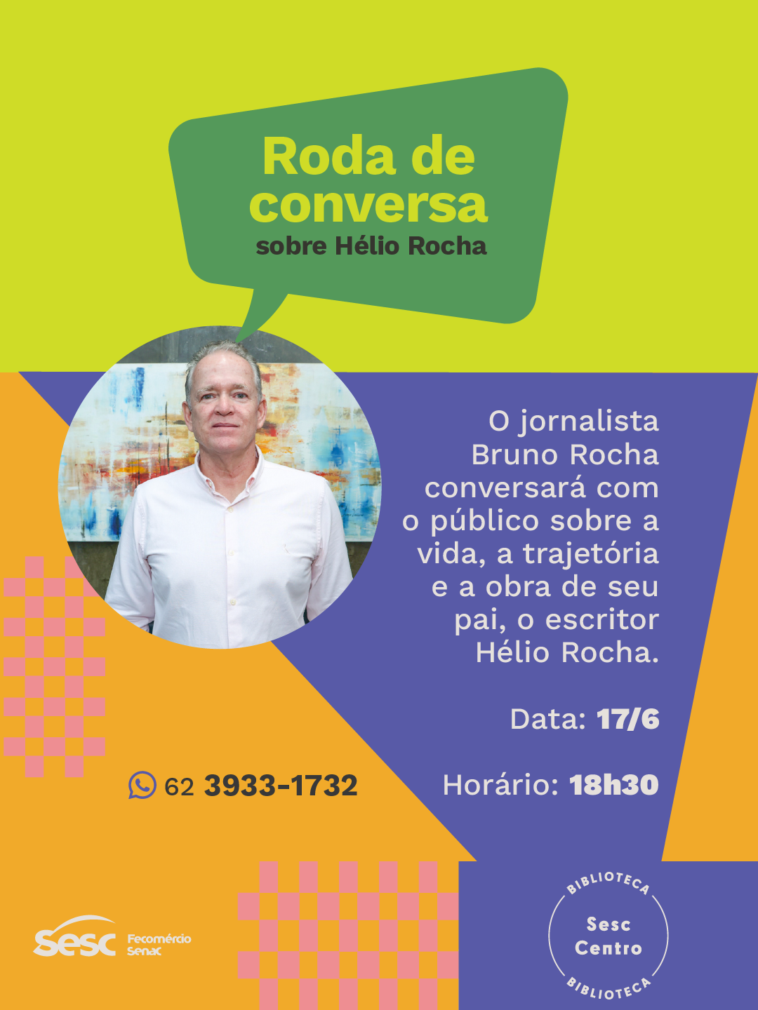 Junho nas bibliotecas do Sesc Goiás